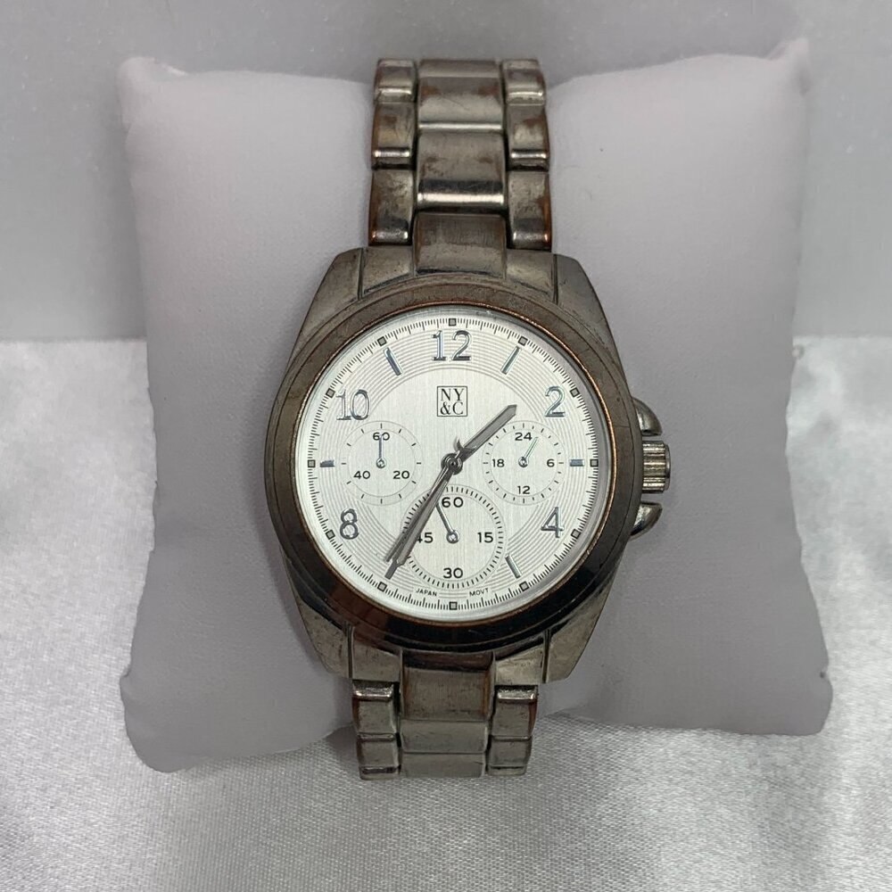 NyC Stainless Steel Ladies Watch With Quartz Movement